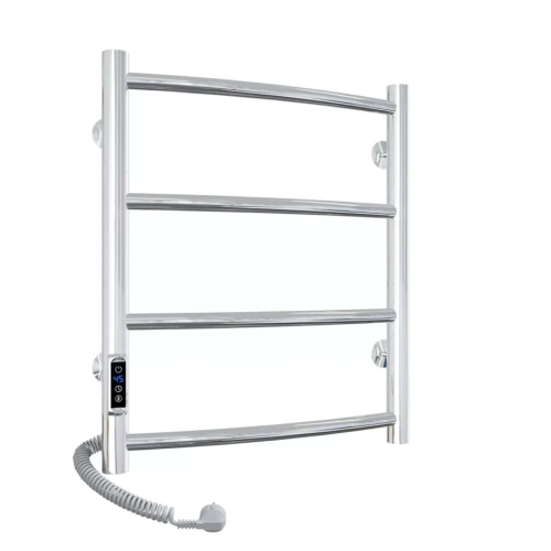 Полотенцесушитель электрический Laris Классик П4 400х500 с терморегулятором, левый, хром от магазина Vanna-Vanna.ru!