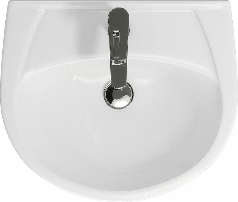 Тумба напольная Viant Прага 55 с раковиной Erica 55, белый от магазина Vanna-Vanna.ru!