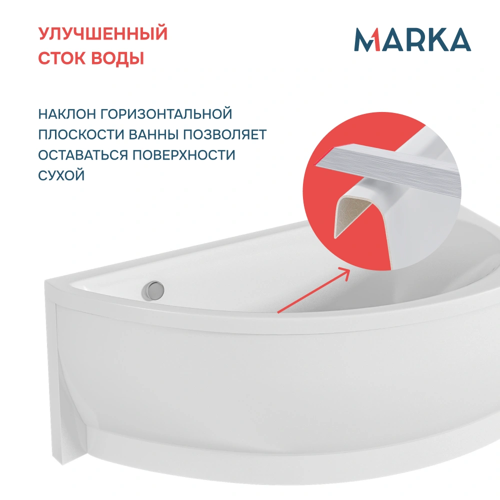 Ванна 1Marka PICCOLO 150*75 R Комплект Стандарт 2+ от магазина Vanna-Vanna.ru!