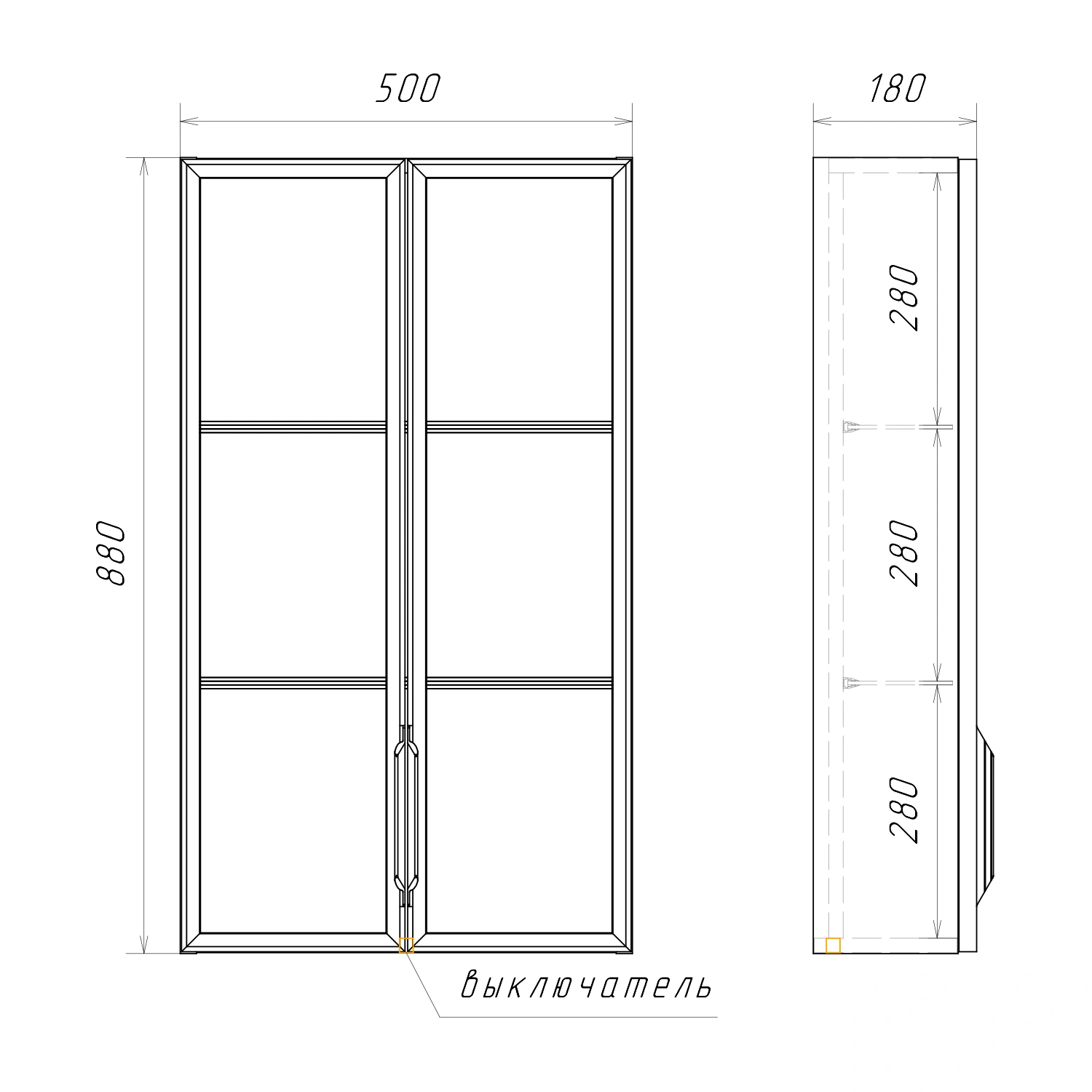 Зеркало-шкаф Comforty Онега-50 белый матовый от магазина Vanna-Vanna.ru!