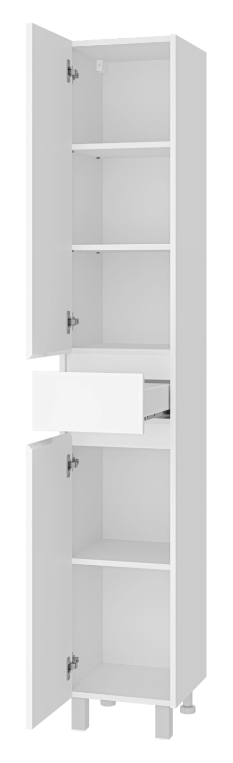 Пенал Misty Алиса 35 напольный, L, белый от магазина Vanna-Vanna.ru!