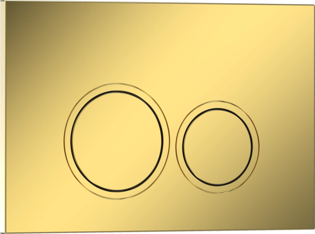 Комплект 2в1 IBERICA BLANCA инсталляция SILENCIO, кнопка смыва ESTI-O золото глянцевое (IB001.826)