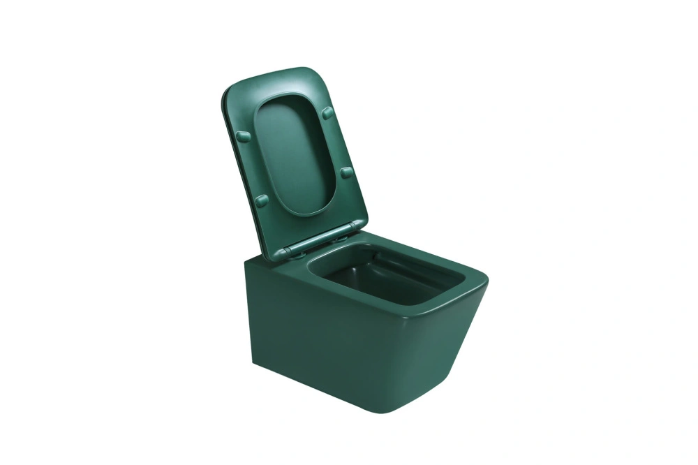 Унитаз SantiLine SL-5007G подвесной, зеленый матовый от магазина Vanna-Vanna.ru!