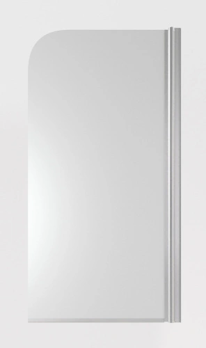 Стеклянная шторка Timo TCM-80/02F-6 профиль хром 80 см от магазина Vanna-Vanna.ru!