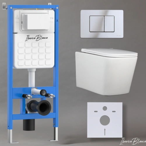Комплект 3в1 IBERICA BLANCA инсталляция SILENCIO, унитаз TOLEDO ALTO белый, кнопка смыва INOX-C хром глянцевый (IB001.TLA.234.1131) от магазина Vanna-Vanna.ru!