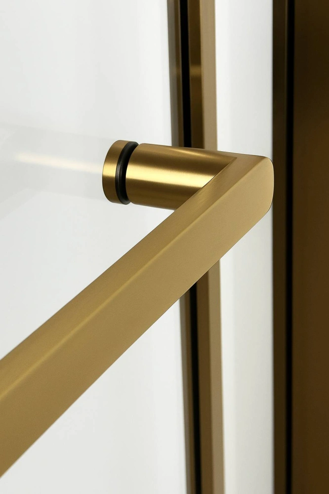 Душевой угол Timo TTSS-100/17C-8L, 1000*1000*2000, профиль мат золото, стекло прозрачное 8 мм от магазина Vanna-Vanna.ru!