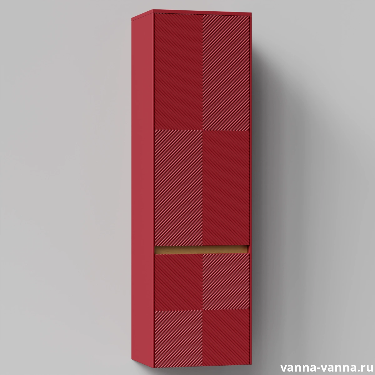 Пенал Vod-ok Elite Аурум 45, подвесной, правый, Пурпурно-красный RAL 3004 от магазина Vanna-Vanna.ru!