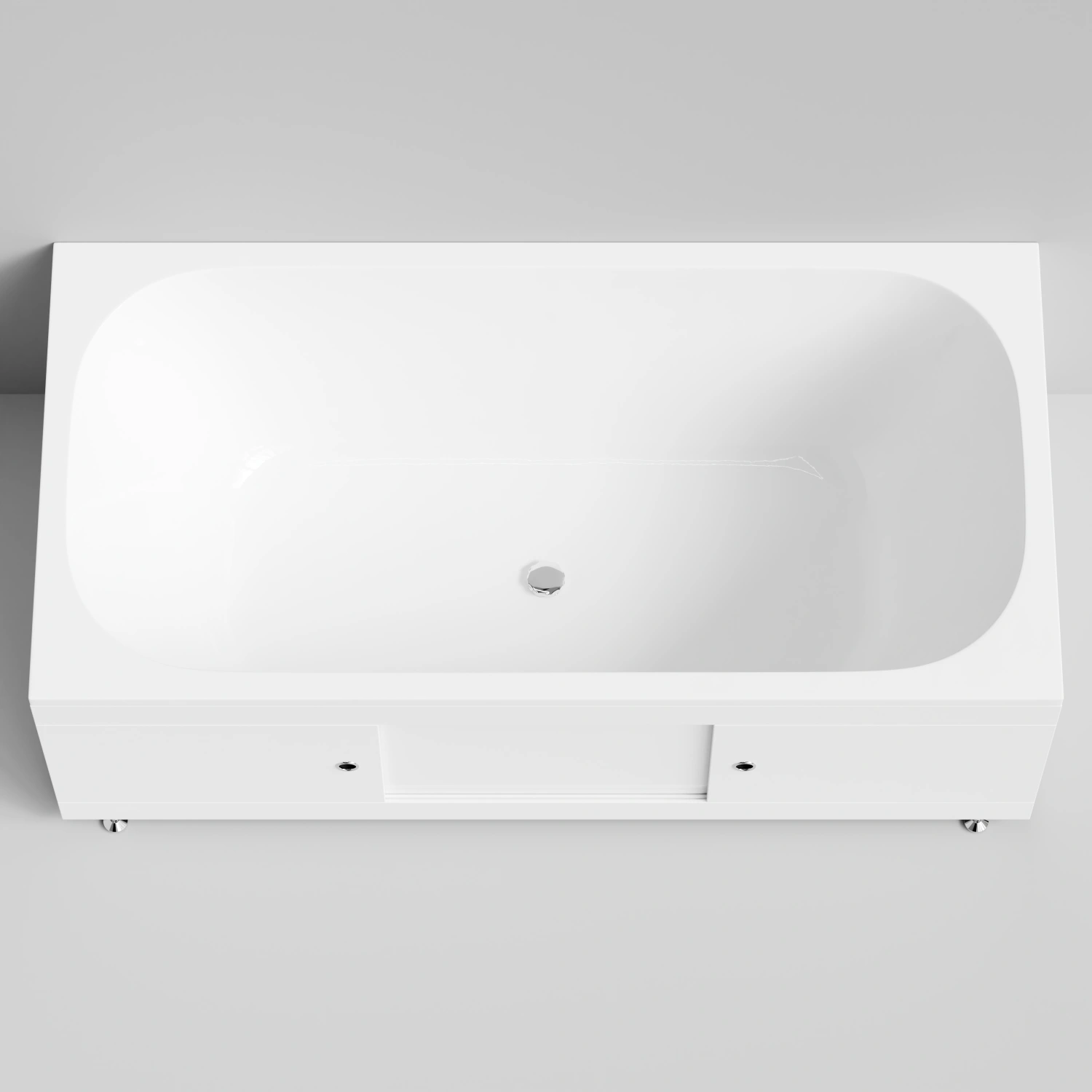 Экран под ванну купе Vod-ok 170 раздвижной белый + 13 цветов от магазина Vanna-Vanna.ru!