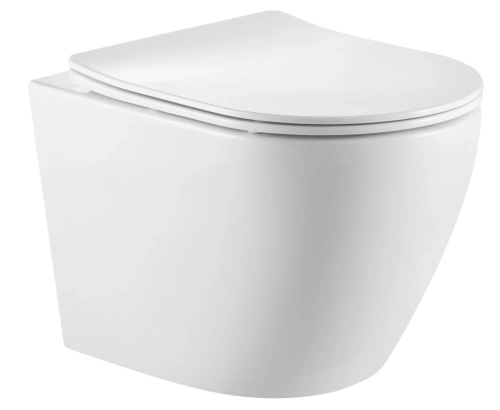 Унитаз SantiLine SL-5025 подвесной, торнадо, микролифт, белый от магазина Vanna-Vanna.ru!