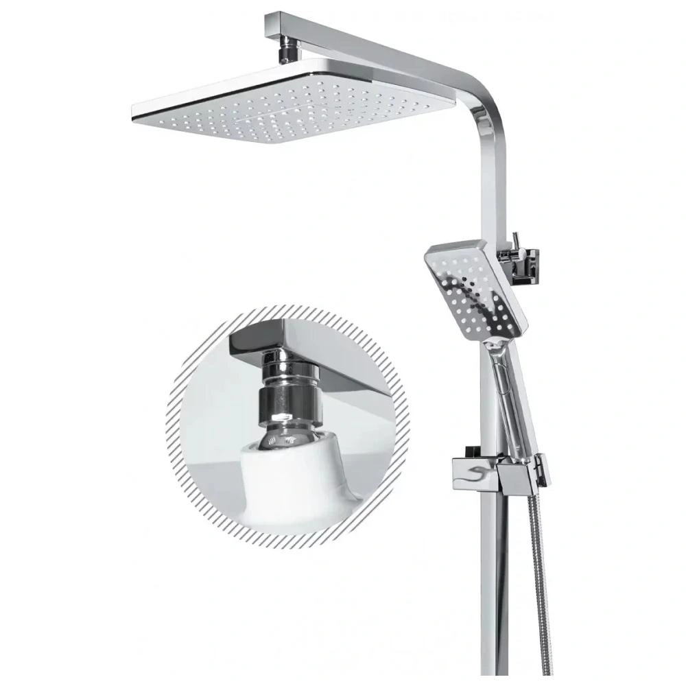 Душевая система Grocenberg GB7008WC, белый/хром от магазина Vanna-Vanna.ru!