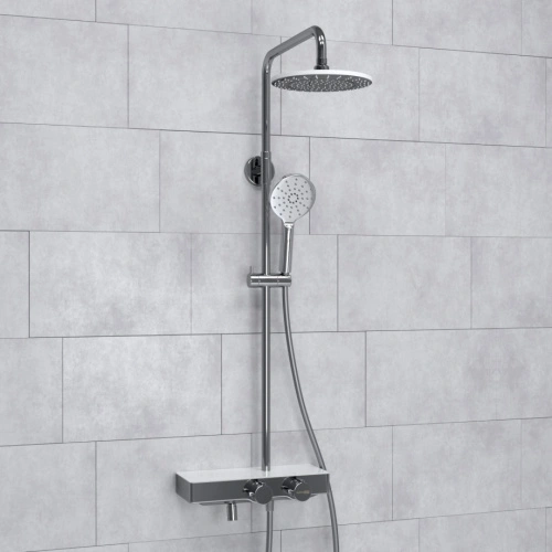 Душевая стойка WasserKraft A113.067.127.CH Thermo хром от магазина Vanna-Vanna.ru!