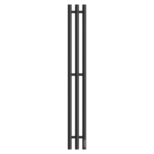 Полотенцесушитель электрический APEXTERMO Luna LN10112BM 1100x120 с крючками, черный матовый от магазина Vanna-Vanna.ru!