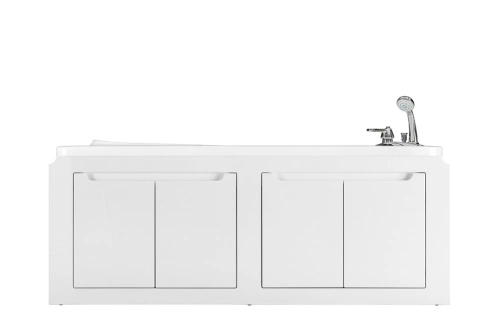 Экран под ванну Vod-ok Elite Флорена 150 распашной белый от магазина Vanna-Vanna.ru!