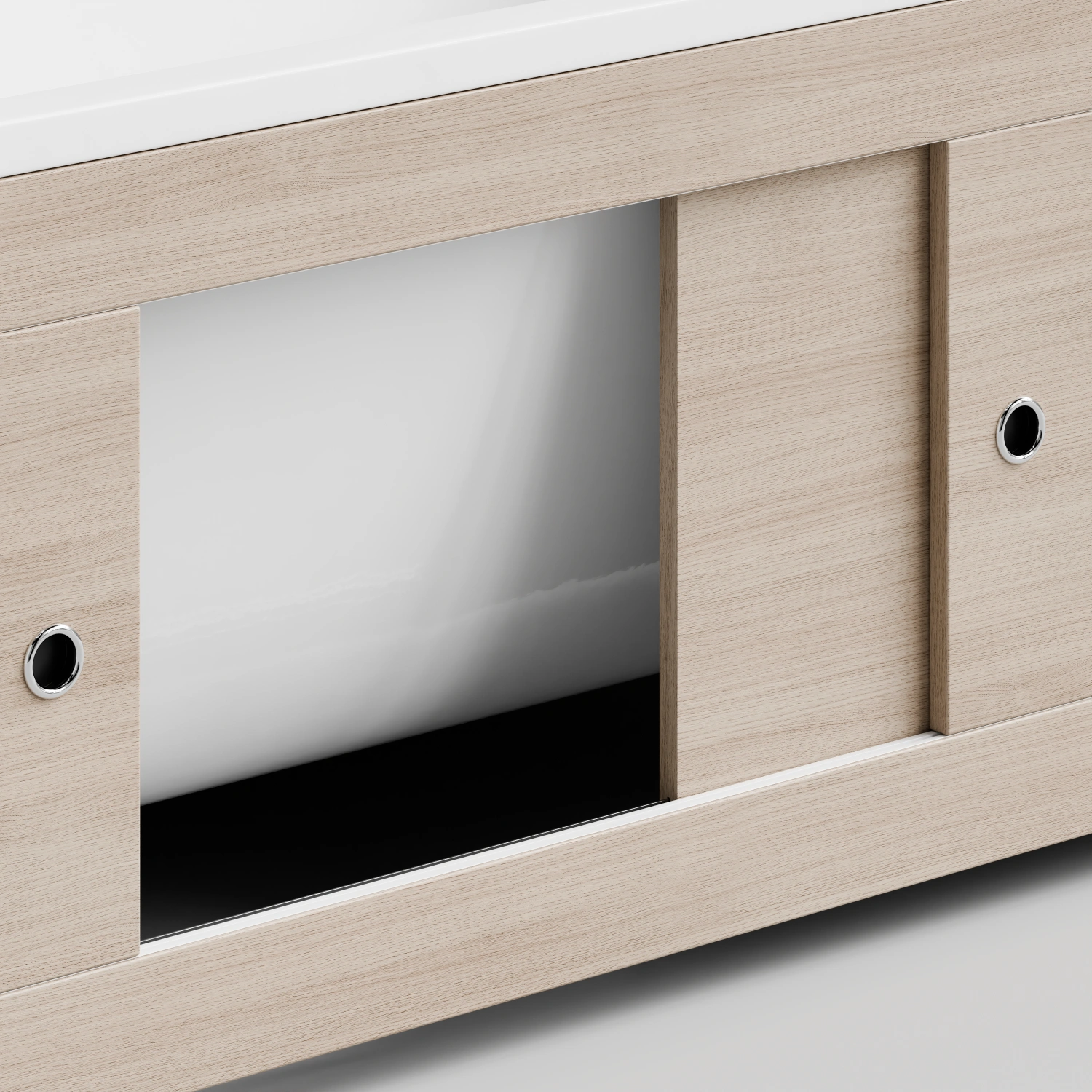 Экран под ванну купе Vod-ok 180 раздвижной см дуб от магазина Vanna-Vanna.ru!