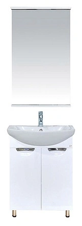 Тумба с раковиной Misty Лаванда 60 белый