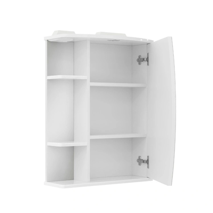 Зеркало-шкаф Onika Луна 60.01 R свет, белый от магазина Vanna-Vanna.ru!