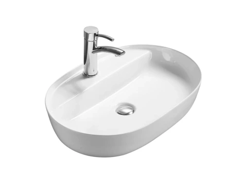 Раковина SantiLine SL-1082 накладная, белая от магазина Vanna-Vanna.ru!