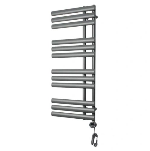 Полотенцесушитель электрический Domoterm Гамма П12 500х1130 ER правый, графит от магазина Vanna-Vanna.ru!