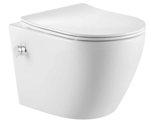 Унитаз IBERICA BLANCA BILBAO ALTO BIDE IB.BLA.234.1B1B подвесной, безободковый, Tornado, белый от магазина Vanna-Vanna.ru!