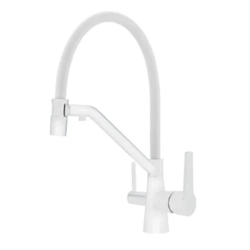 Смеситель для кухни с подключением фильтра Raglo R80.62.08, белый от магазина Vanna-Vanna.ru!