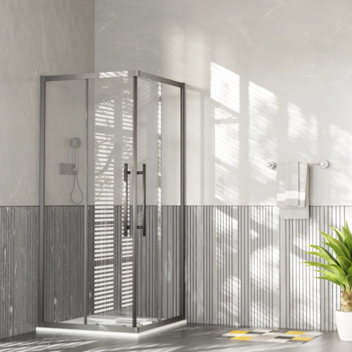 Душевой уголок ESBANO ESF-90KV-GM 90х90х195 от магазина Vanna-Vanna.ru!