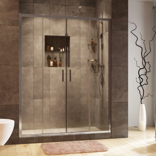 Душевой уголок WasserKraft Lippe 45S45 160х190 прямоугольный, без поддона, прозрачное стекло, хром от магазина Vanna-Vanna.ru!