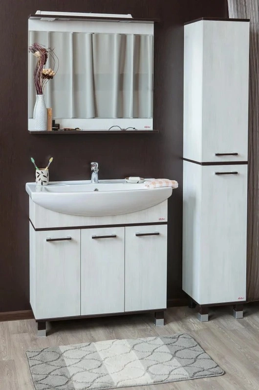 Пенал Sanflor Толедо 35 L напольный, северное дерево от магазина Vanna-Vanna.ru!