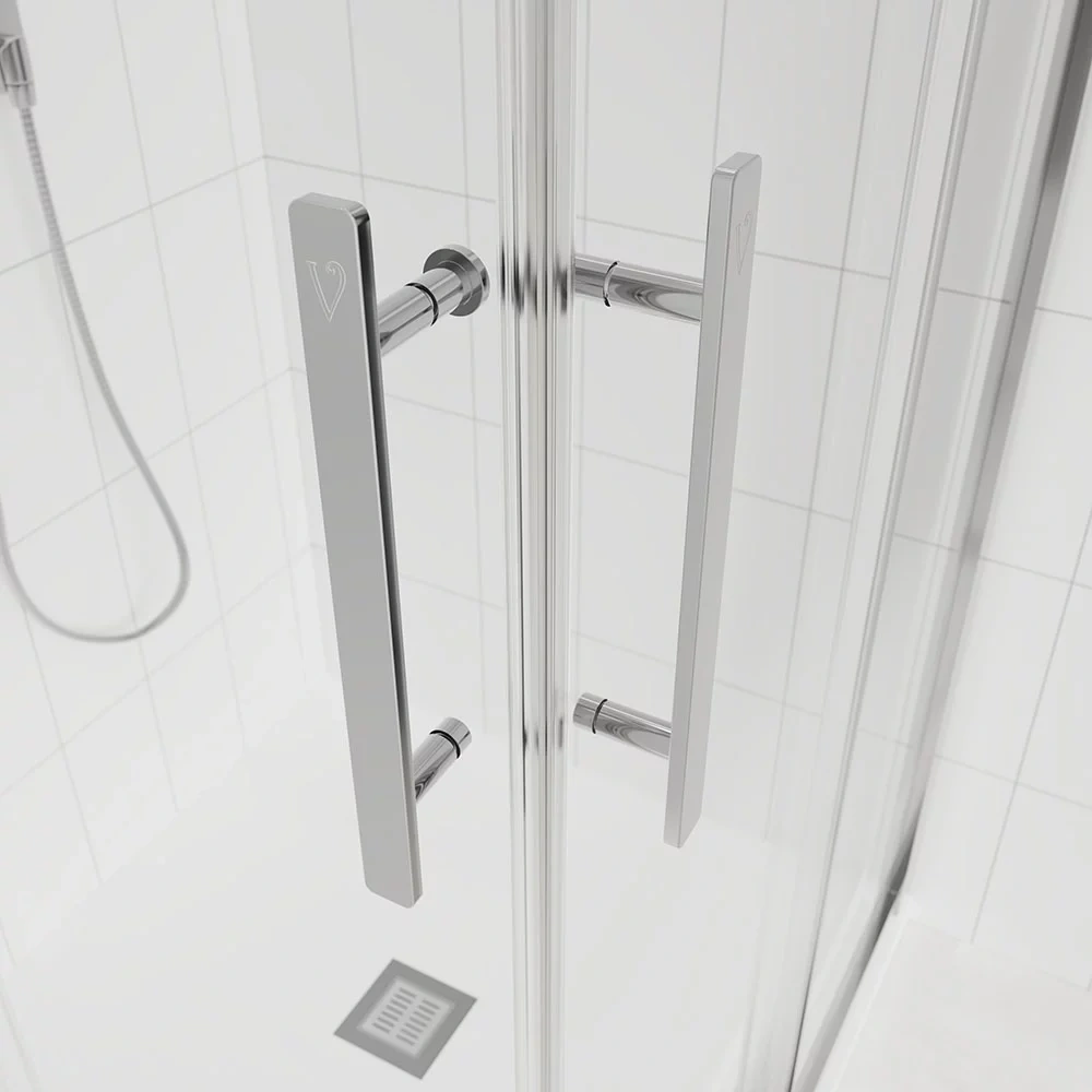 Душевой угол Veconi Evo 300 CH, 900х900x1950, хром, прозрачное стекло