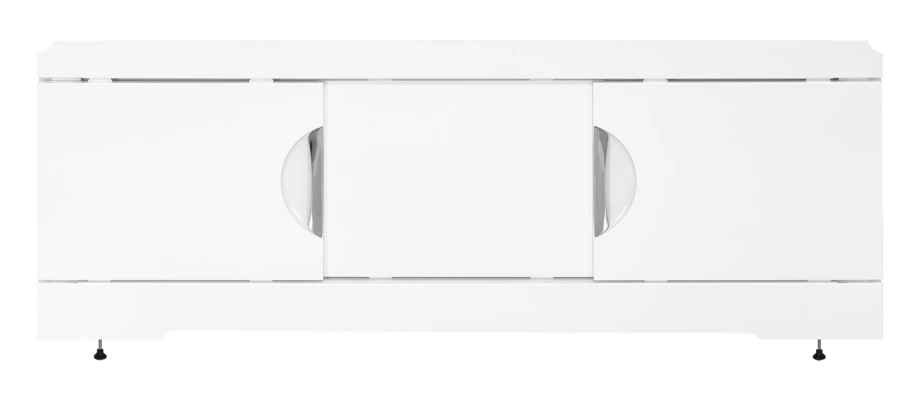 Экран под ванну Misty Лаванда 170 раздвижной белый