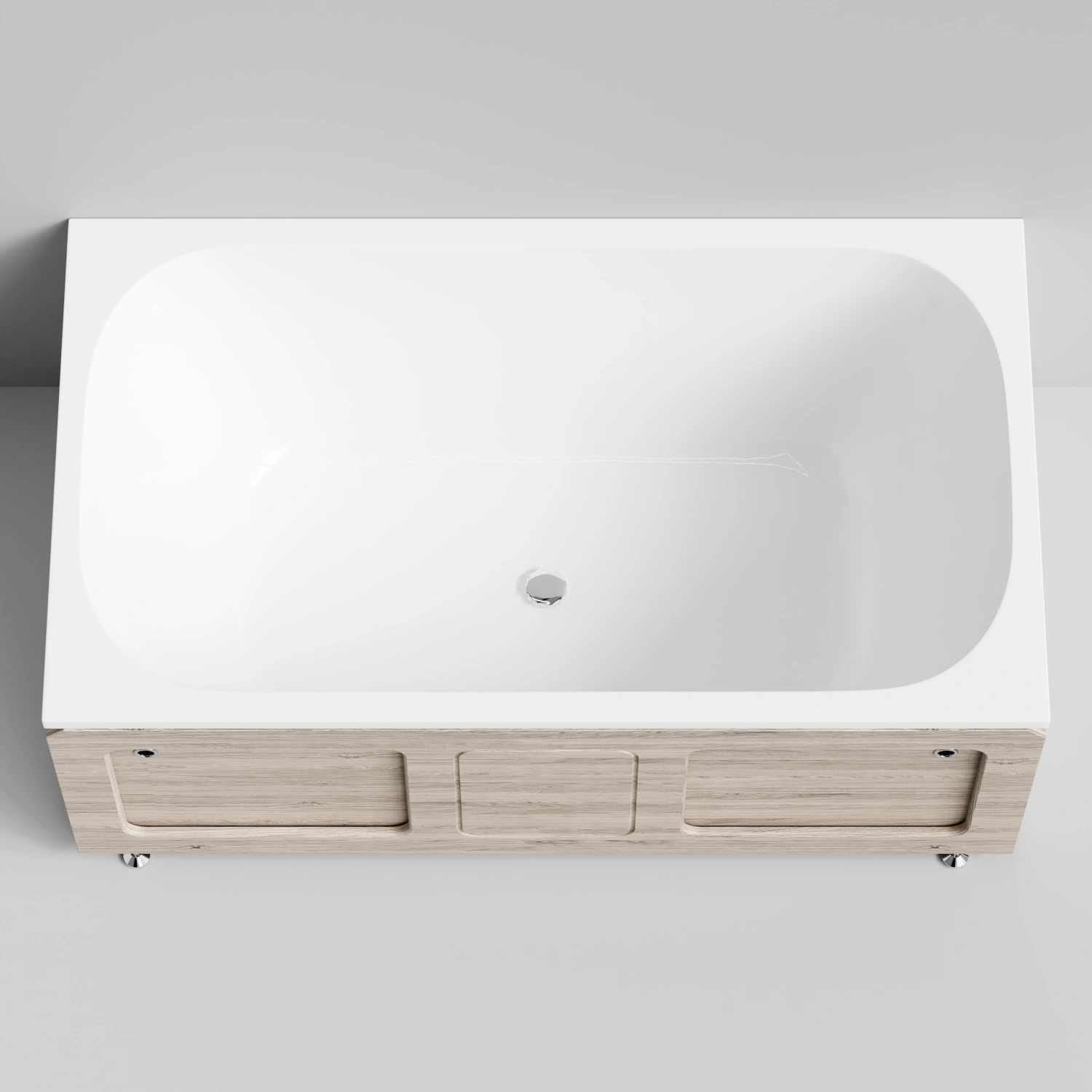 Экран под ванну Vod-ok Хит 150 раздвижной Дубослив ореховый светлый