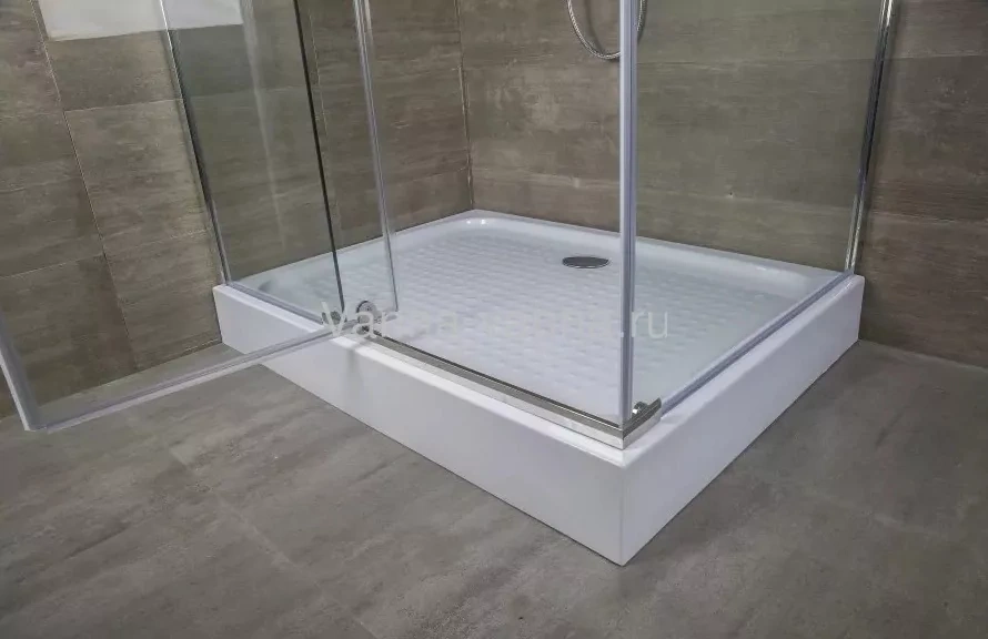 Душевой уголок Alex Baitler AB214-120 120х90 прямоугольный, без поддона, прозрачное стекло, хром