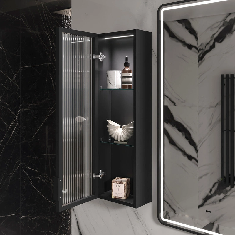 Пенал EQUIL Stoune 25 подвесной, универсальный, дуб черный