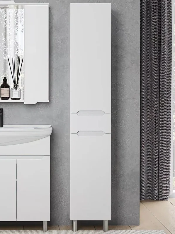 Пенал напольный SanStar Bianca белый