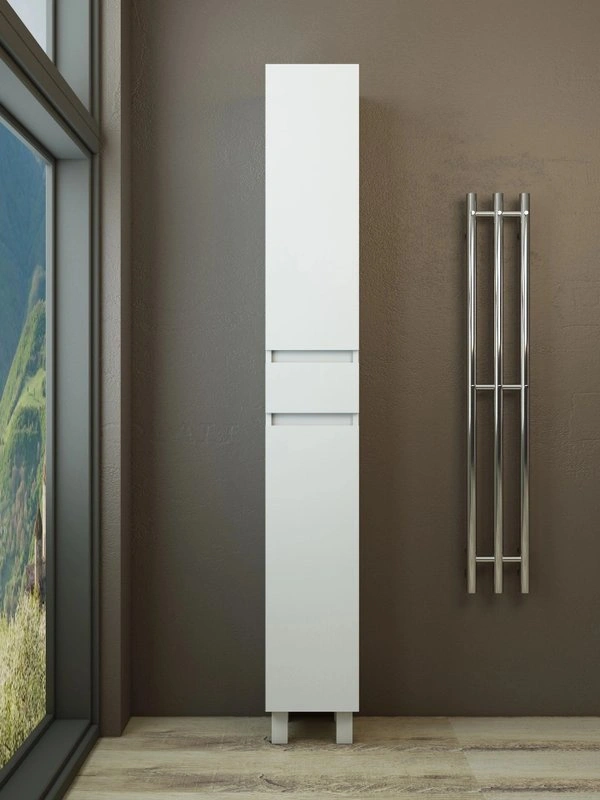 Пенал Emmy Морган 26 напольный, белый, универсальный