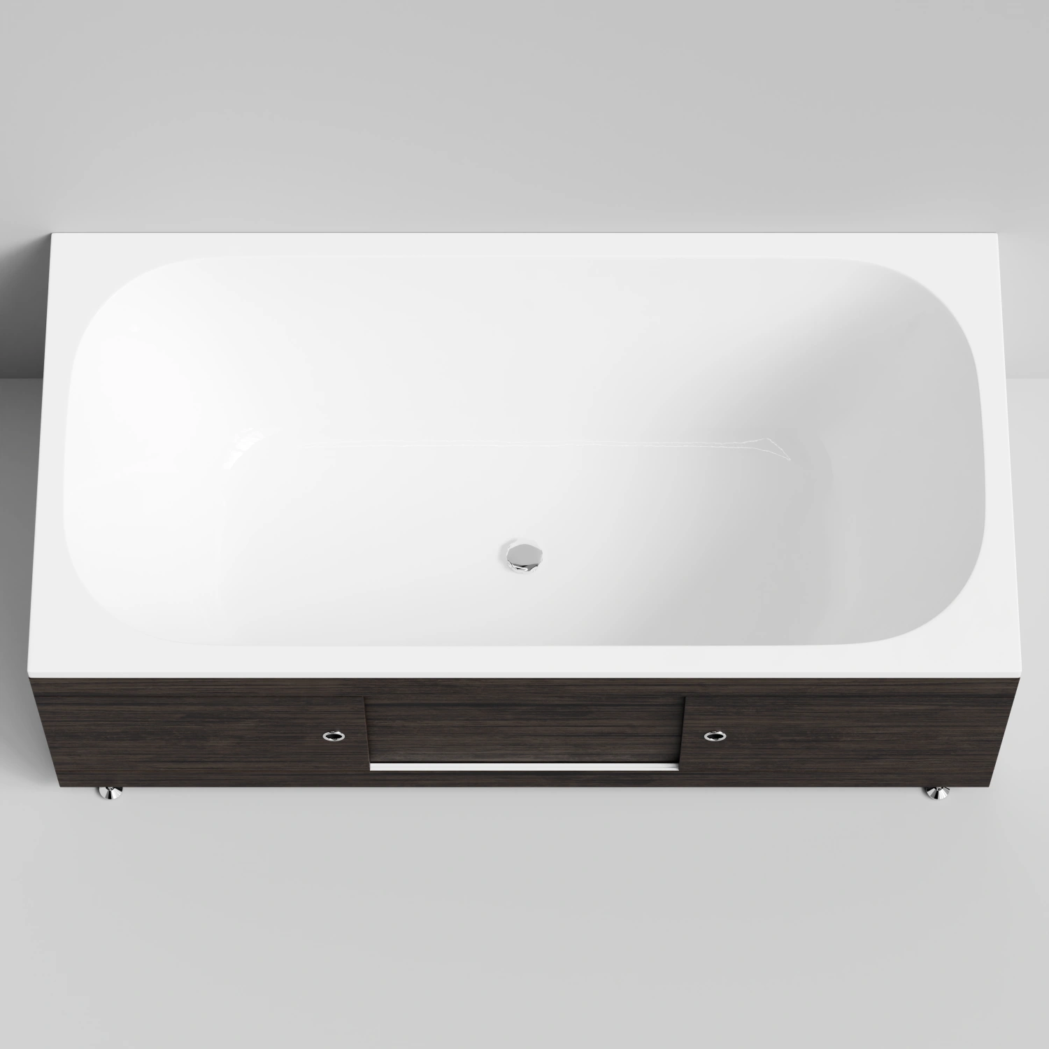 Экран под ванну купе Vod-ok 170 раздвижной венге