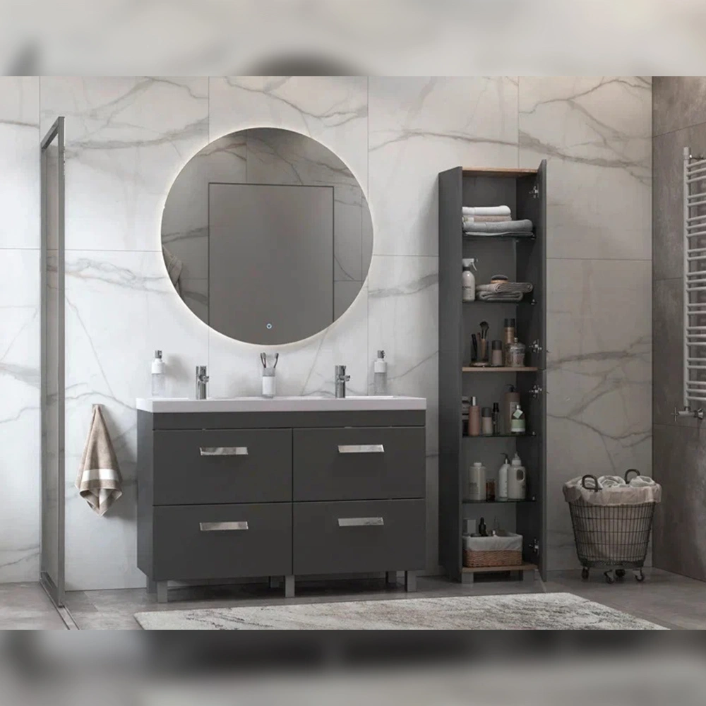 Пенал Velvex Orlando 40 см, графит