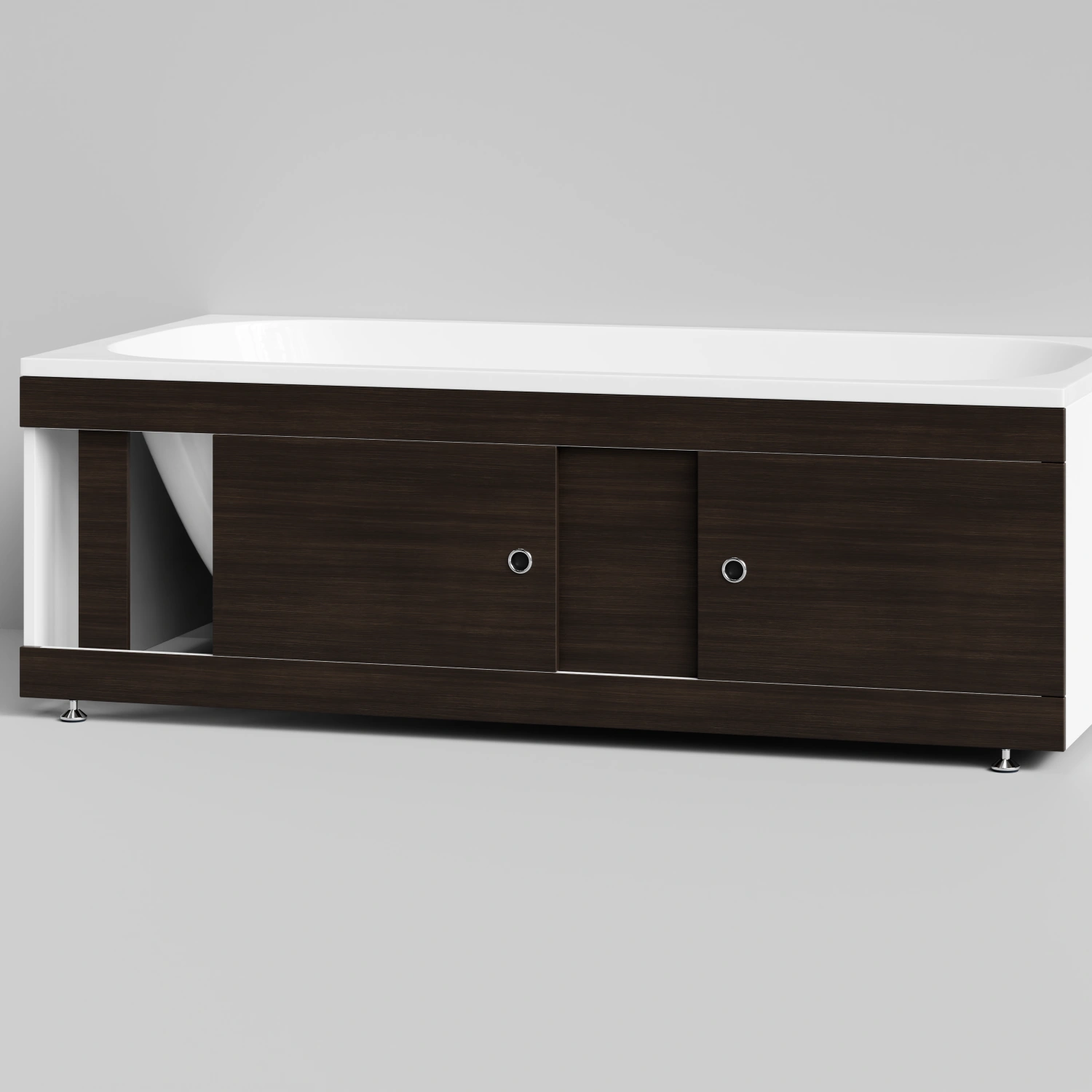 Экран под ванну Vod-ok Купе 170 раздвижной Палисандр