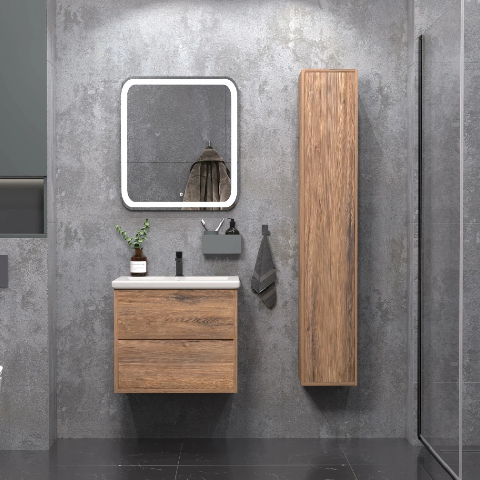 Пенал подвесной SanStar Siva Дуб веллингтон табак