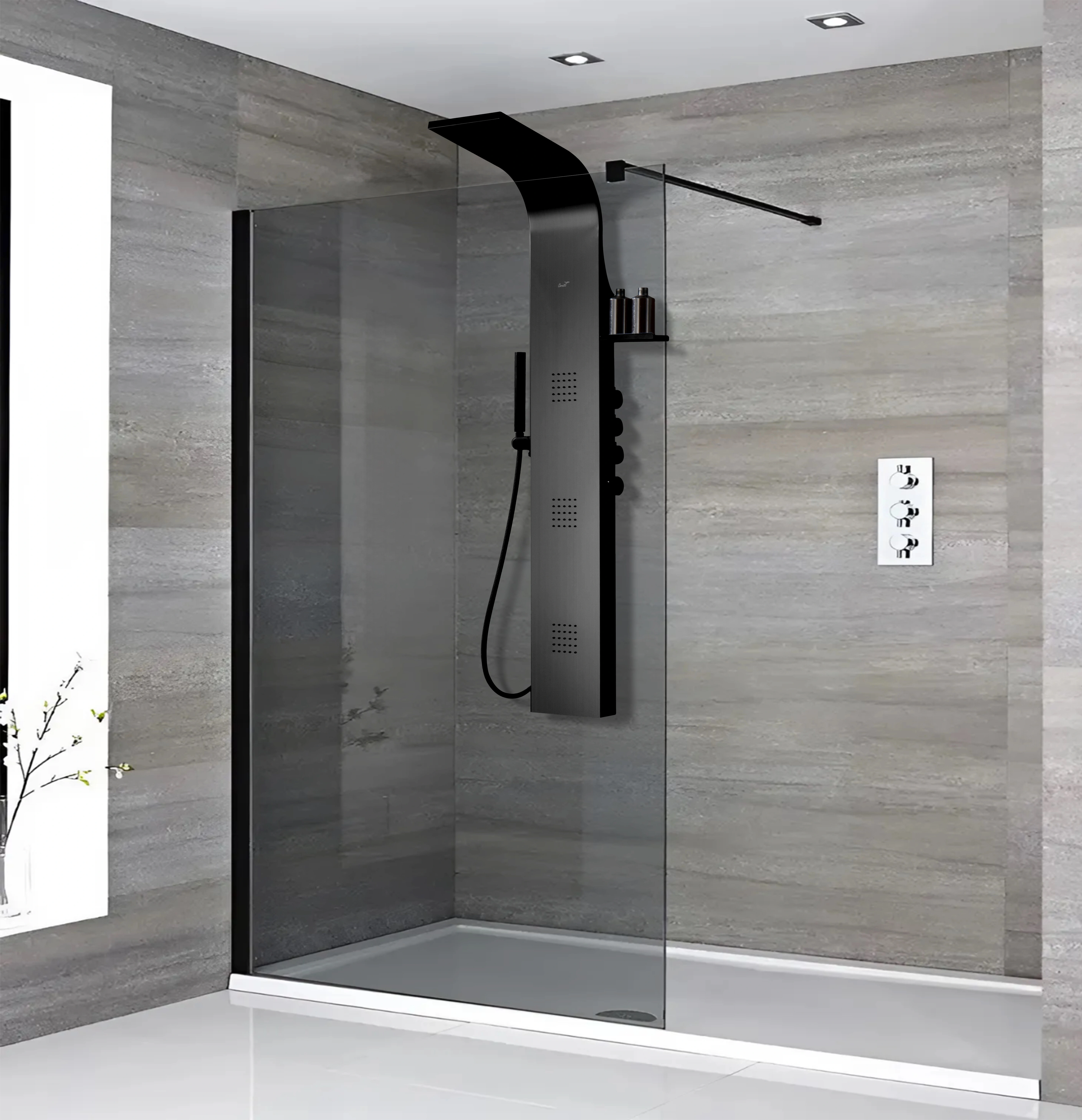 Душевая панель Ceruttispa BELLA B CT9254 черный