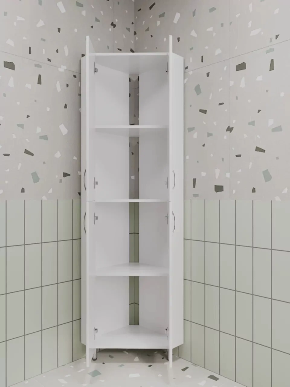 Пенал Style Line Эко Стандарт Веер 45 напольный, угловой