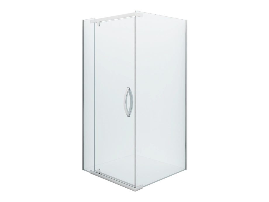 Душевой уголок Alex Baitler AB214-90 90х90 квадратный, без поддона, прозрачное стекло, хром