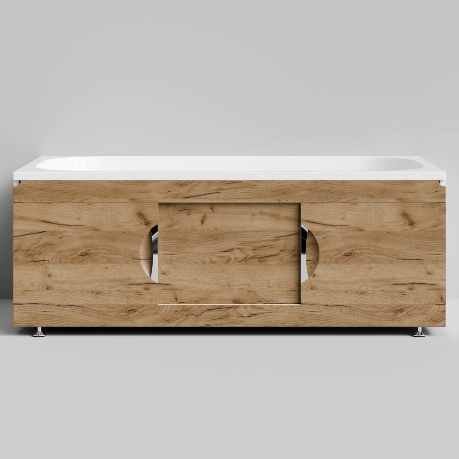 Экран под ванну Vod-ok Топ 150 раздвижной Дуб Тортуга