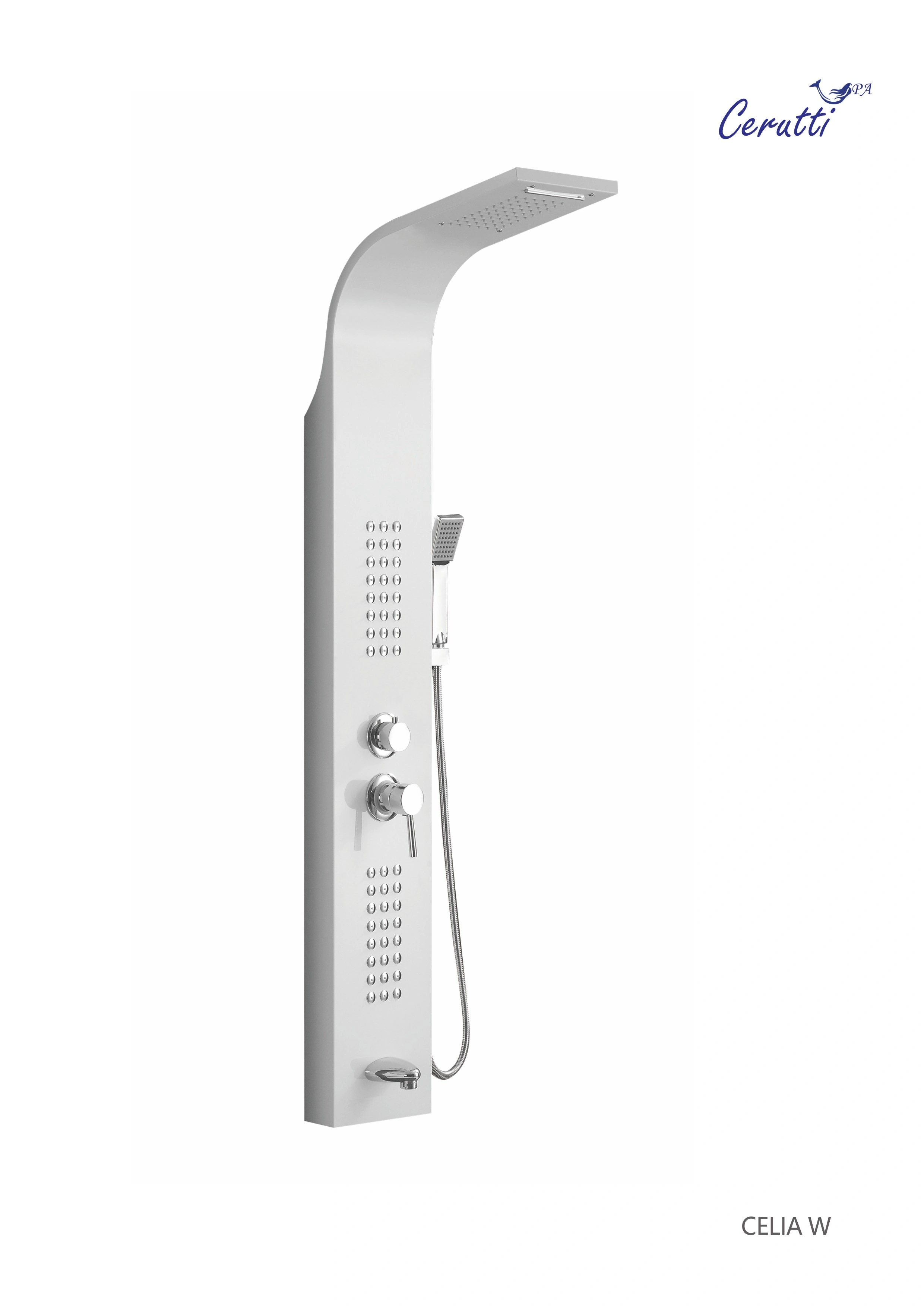 Душевая панель Ceruttispa CELIA W CT10402 белый