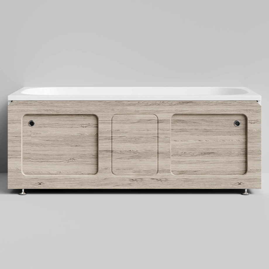 Экран под ванну Vod-ok Хит 150 раздвижной Дубослив ореховый светлый