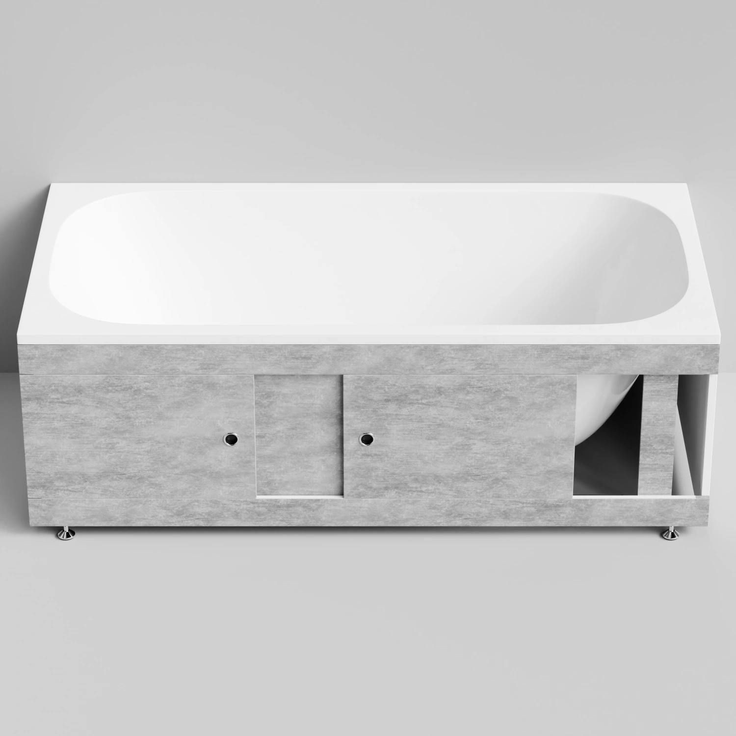 Экран под ванну Vod-ok Купе 170 раздвижной Горный камень