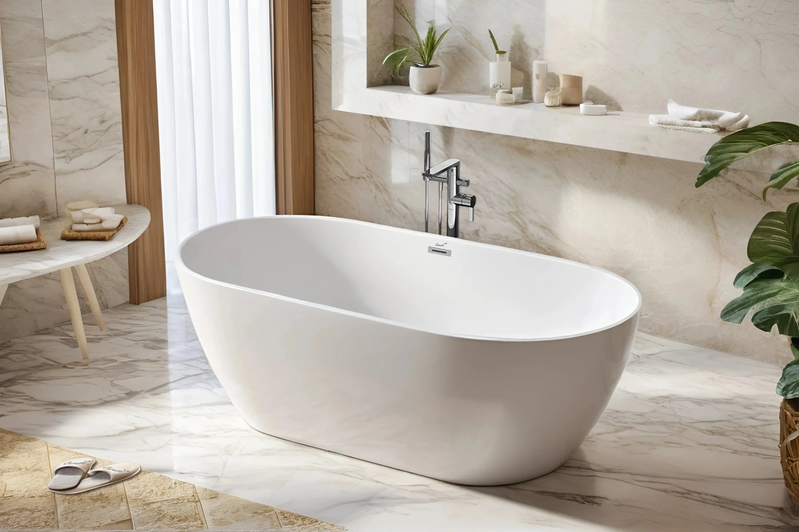 Ванна акриловая Ceruttispa d'ISEO170II отдельностоящая (1700x750x600)