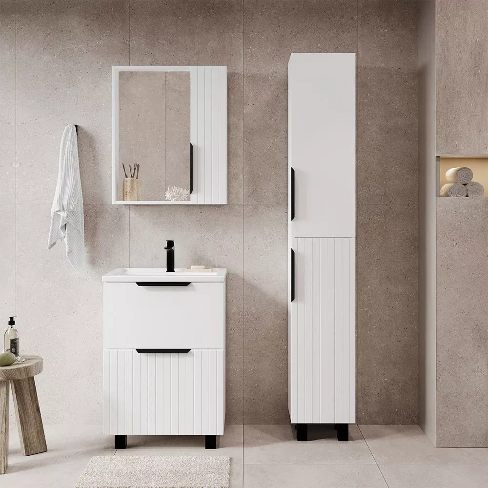 Пенал Viant Сицилия 30 R напольный, белый