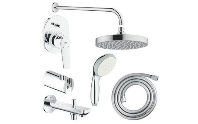 Встраиваемые душевые комплекты