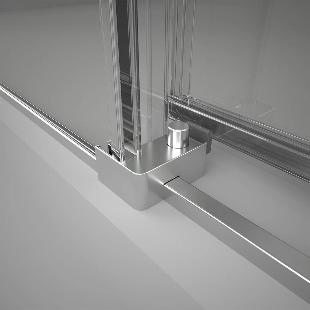 Душевой угол Veconi Rovigo RV-075, 1200х1000х2000 хром, стекло прозрачное