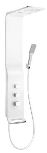 Душевая панель Ceruttispa SELLA W CT8988 из нержавеющей стали, цвет белый